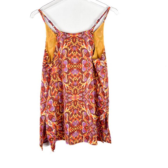 NWT Joie Printed Satin V-Neck Spaghetti Strap Top Tank Size Small S NEW - Picture 8 of 10